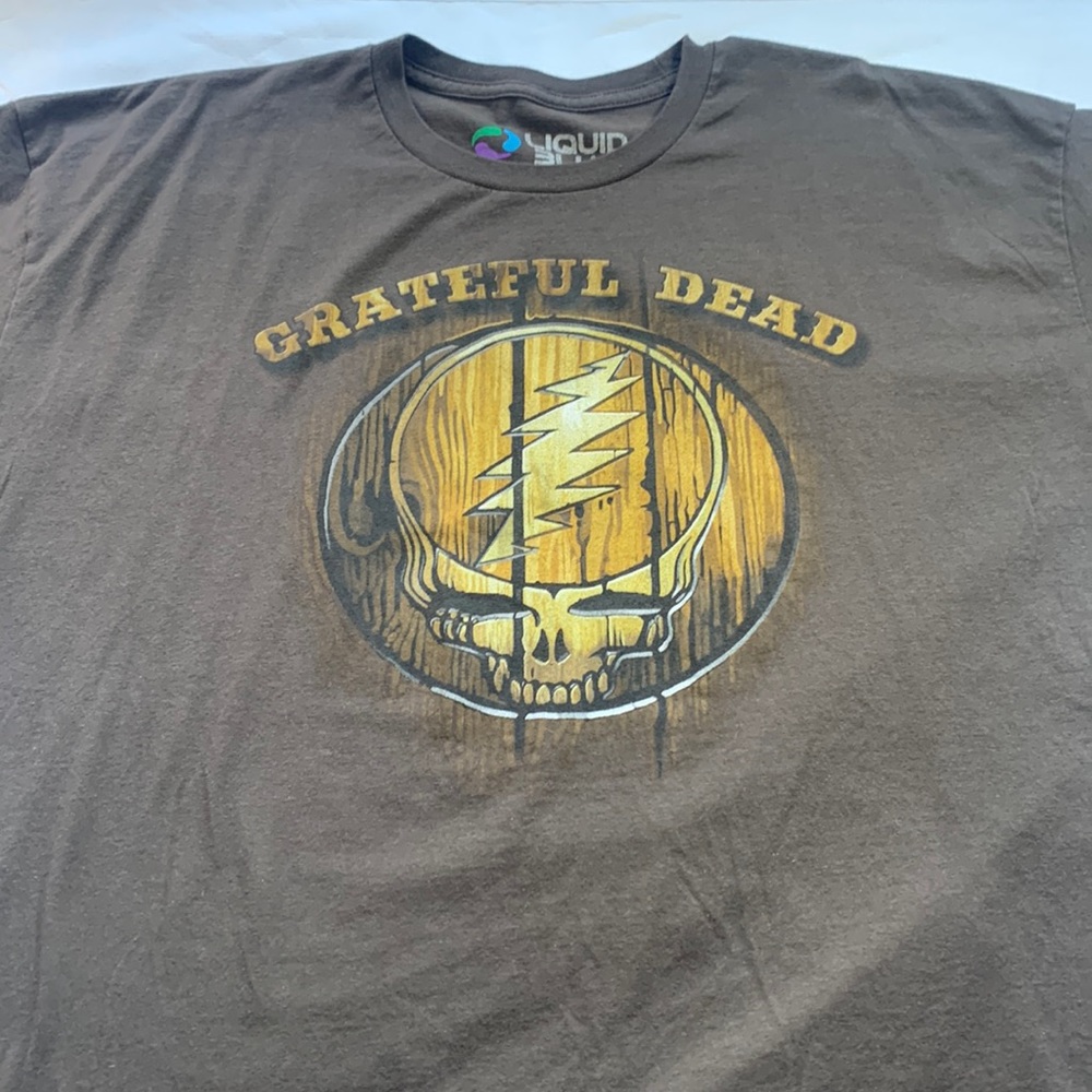 The Greatful Dead Graphic Tee Modern Liquid Blue T-Shirt XXL 2010